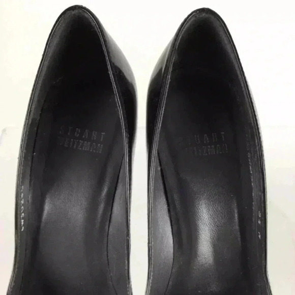 EUC Stuart  Weitzman black stilettos sz 5.5 - Picture 3 of 5